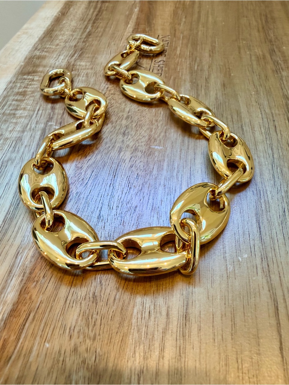 Clare V Shortie Strap - Gold Mariner Chain NWT - Picture 6 of 7